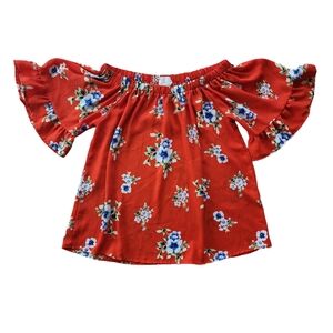 Floral Off the Shoulder blouse - XS